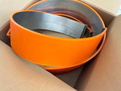 China Polyurethane Material Orange Rotary Die Cut Anvil Covers Anti Scratches for sale
