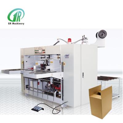 China Máquina de negocio acanalada semi automática de la fabricación de cajas de 3 fases en venta