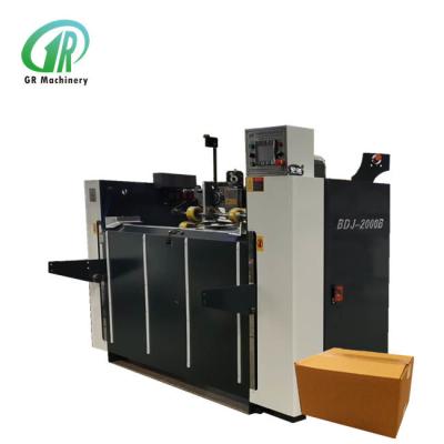 China Hand Feeding Corrugated Cardboard Stapler Machine Equipment Gerun for sale