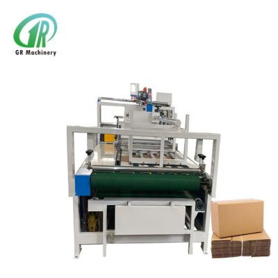 China Single Piece Gluer Machine 1200mm Max Gluing Length 1500kg The Weight for sale