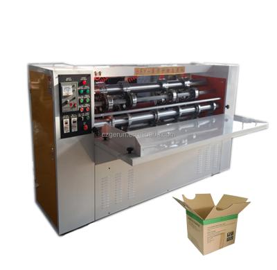 China Semi-Auto Corrugated Box Slitter Scorer Machine with Customized Blade Edge Angle and Blade Thickness for sale