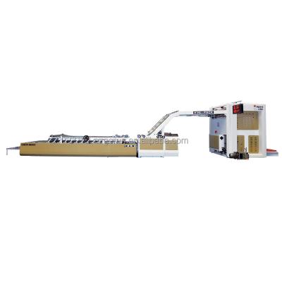 China Corrugated Cardboard Gluing Coating Flute Laminator Machine 10kw Max Feeding Size 1300mm for sale