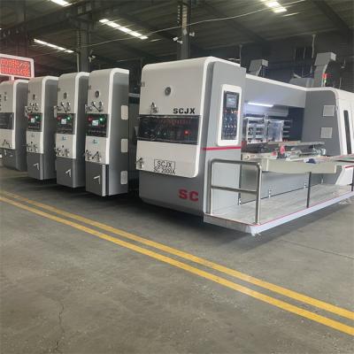 China CE Corrugated Carton Flexo Printing Machine 7.2mm Printing Plate Thickness for sale