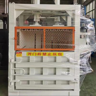China Máquina de embalagem de papel de resíduos de cilindro duplo Baler Packer ser usada para compressão e embalagem à venda