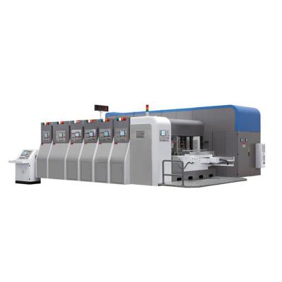 Китай Автоматическая печатная машина 380V Flexo коробки 4 цветов рифленая продается