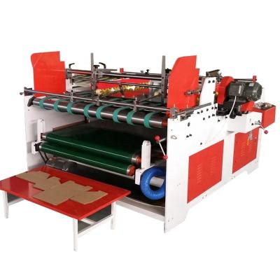 China Halb automatisches Wellpappen-Blatt, das Maschine für das Karton-Kasten-Falten-Kleben herstellt zu verkaufen