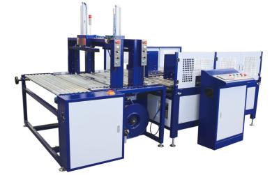 China Vollautomatische pp. kartonieren Kasten-Umreifungsmaschine für Pappverpackung zu verkaufen