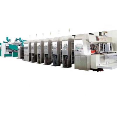 China Inline Flexo Automatic Carton Box Manufacturing Plant For Corrugated Boxes for sale