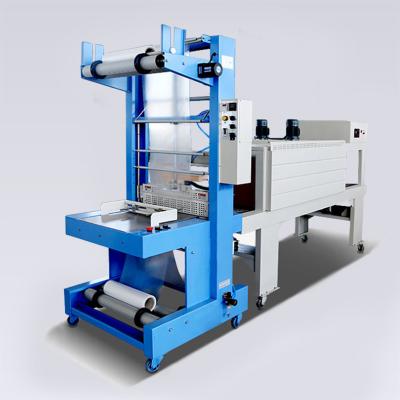 China Mineral Water Foam Carton PE Film Shrink Wrapping Machine Semi Automatic Customized for sale