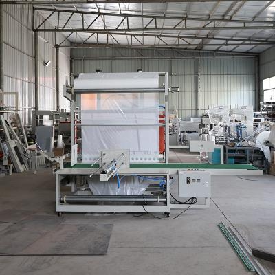 China Flexible Stainless Steel Cuff Style Packaging Machine PE POF PVC Shrink Film Machine for sale