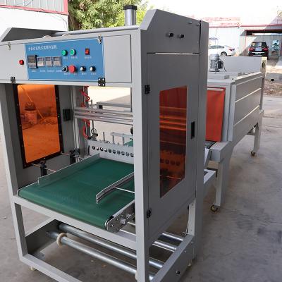 China 220V Máquina semi-automática de encogida de encogida Control PLC con peso ajustable en venta