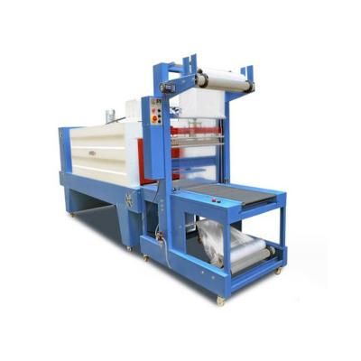 China Cuff Style Semi Auto Shrink Wrapping Machine PVC POF Film High Speed Shrink Wrapper for sale