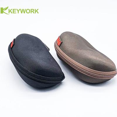 China Peanut-Shaped Sports EVA Eyewear Case Perfect For Curved Frames Sunglasses Storage Factory for sale