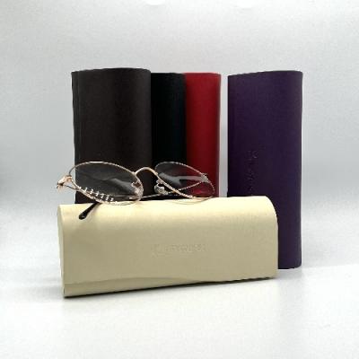 China Unisex Fashion Metal Eyeglass Case Velvet Sunglasses Outdoor Storage Holder for sale