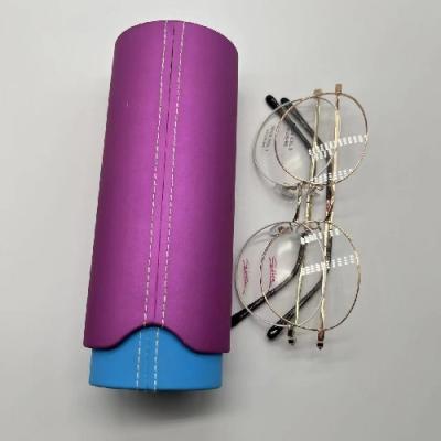 China EVA Molded Foam Metal Eyeglass Case Splicing Sleeve Fancy Style Cover for sale