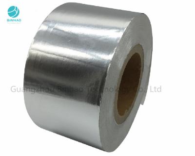 China Shiny Silver Aluminium Foil Paper Tobacco Foil With Embossed Logo And Pattern for sale