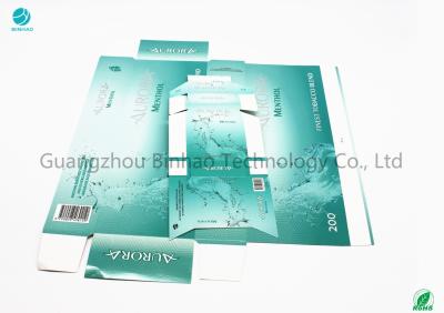 China Custom Paper Disposable Cigarette Box Packaging With Gloss / Matt Lamination for sale