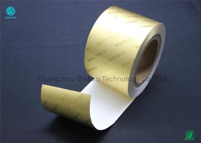China 84mm Gold Embossing Aluminium Foil Paper for sale