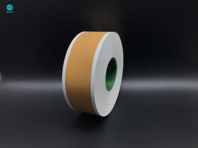 China 64mm Cork Tobacco Filter Paper Printed With 1 Gold Line For King Size Cigarette Packaging for sale