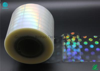 China Holographic Thermal Shrinkage BOPP Film Roll Moisture - Proof Cellophane For Cigarette Box Sealing for sale