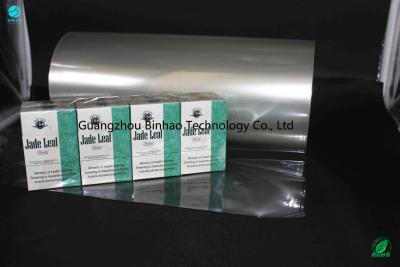 China Prueba del polvo y fuerza de alta resistencia de la película transparente impermeable del PVC para las cajas del cigarrillo que embalan en venta