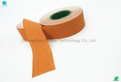 China Cigarette Package Yellow Cork Tipping Paper King Size 36gsm Paper for sale