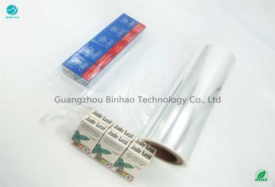China Do cigarro de alto brilho do alongamento 600% de Rosh filme de empacotamento do PVC à venda
