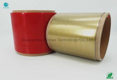 China longitud 152m m de la base de la cinta de la tira de rasgón de 5m m rojo y color oro en venta