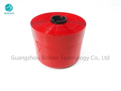 China Red Color Single Glue Tear Strip Tape For Cigarette Or Other Packaging Easy To Open for sale