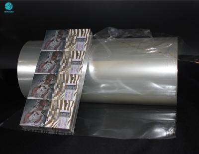China 20 Micron Bopp Film Roll Wrapper Cellophane For Medicine Cigarette Box Packaging for sale