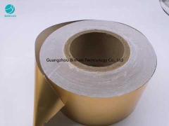 Glossy gold aluminium foil paper in high quality standard