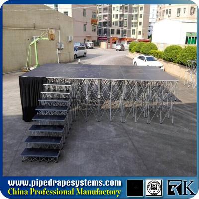 China mobile aluminum Protable stage with adjustable height for party wholesale stage equipment for sale