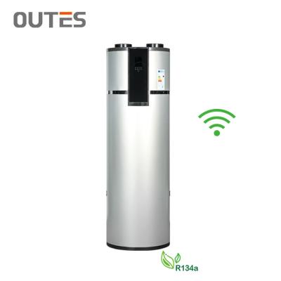 China OUTES AA 300L Outdoor Air Source All In One High Cop Water Heater Unit Heat Pump for sale