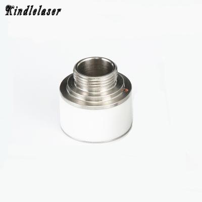 China Free Shipping Ceramic Laser Cutter Head Lase Nozzle Holder Dia24.4mm OEM Nukon For High Power Fiber/CO2 Laser Cutter Head Consumables à venda