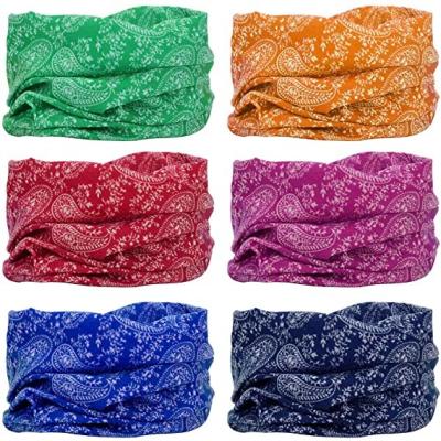 China Polyester Neck Gaiters Washable Face Cover Scarf Tube Bandana for sale