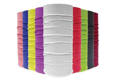 China Bandanas 100% lisos do tubo sem emenda elástico das cores sólidas do poliéster à venda