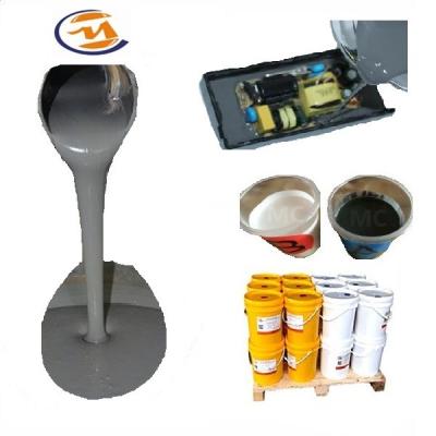 China Grey Electronic Potting Silicone Rubber Compound Flame Resistant Encapsulant Silicone for sale