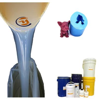 China Two-Part AB Liquid Platinum Cure Silicone Rubber For Making Resin Crafts Mold for sale