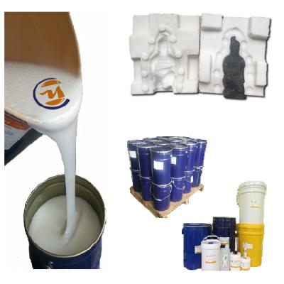 China Liquid Rubber Polycondensation Cured Silicone for Making Gypsum Eaves Molds for sale