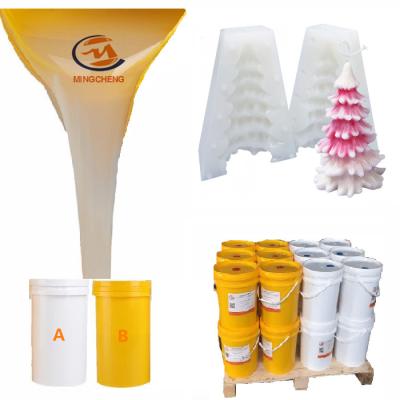 China High Elongation Translucent Platinum Cure Silicone Rubber For Making Candle Resin Molds à venda
