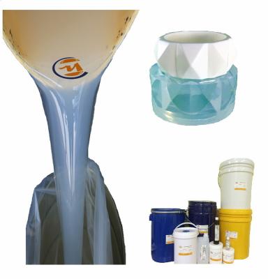China 10:1 40 Shore A Transparent Addition Cure RTV-2 Liquid Silicone Rubber For Making Jewelry Molds for sale