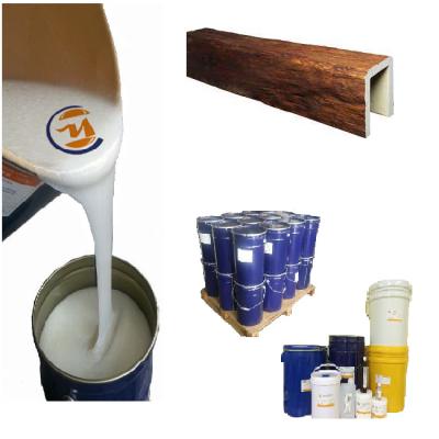 China High Duplicating Pourable RTV-2 Liquid Silicone Mold Rubber For Urethane Faux Wood Beams for sale