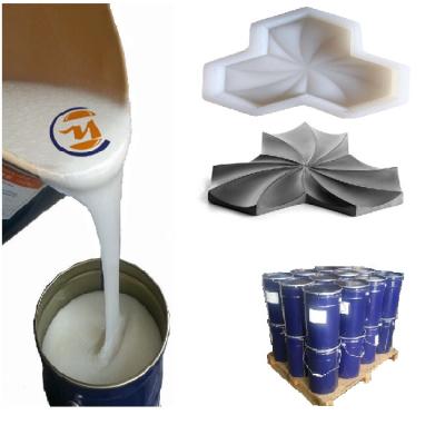 China 33 Shore A Alkali Resistant Room Temperature Cure Tin Cure Silicone For Concrete Molds for sale