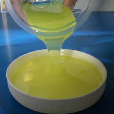 China 90 Shore A Light Yellow Polyurethane Liquid Rubber For PU Roller for sale