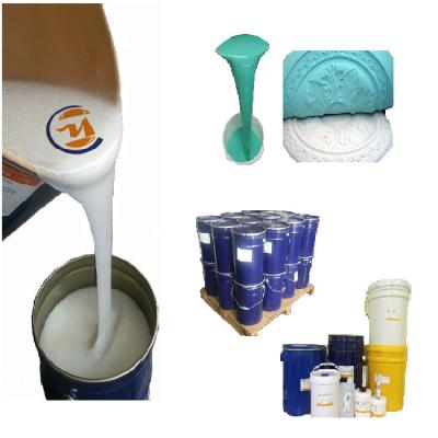 China Good Flowability 20 Shore A RTV-2 Tin Cured Silicone Rubber For Making Gypsum Molds for sale