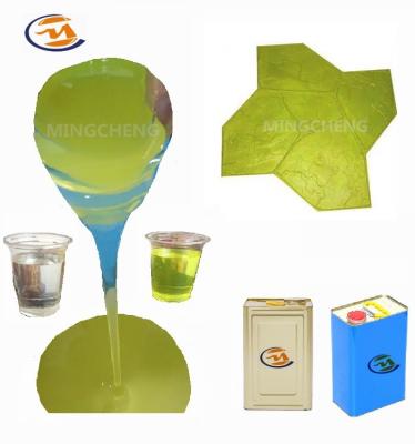 China 60 Shore A Liquid Polyurethane Rubber Imprint For Paving Stamping Mat à venda