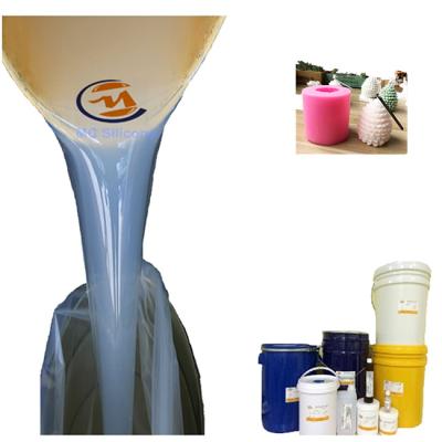 China RTV2 Liquid Silicone Rubber Translucent Soft DIY Candle Molds Making for sale