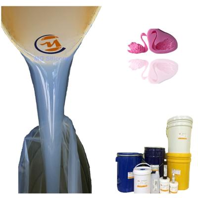 China Odorless Platinum Cure RTV2 Liquid Silicone For Making Rose Flower Candle Soap Molds for sale