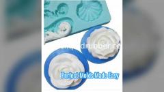 Easy Cake Mold Making Silicone Rubber