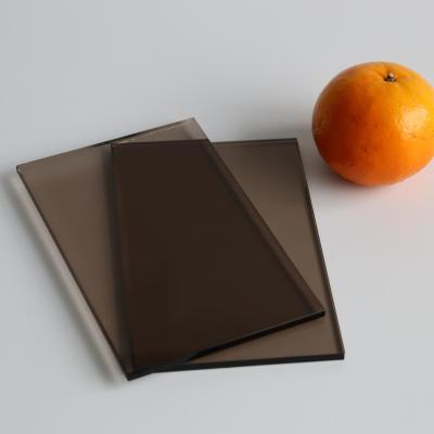 China 6mm 5mm Hojas de vidrio tinteado negro Fabricantes Float de color en venta